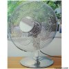 3-Speed Oscillating Chrome Table Fan