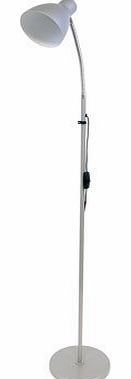 SENTINEL FLOOR STANDING FLEXIBLE READING LAMP (SILVER L5201SV)