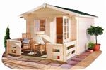 Cabin Model SEITA: - Natural Pine