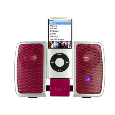 3 i-Station Traveller - Mauve Red (IP102RZ)