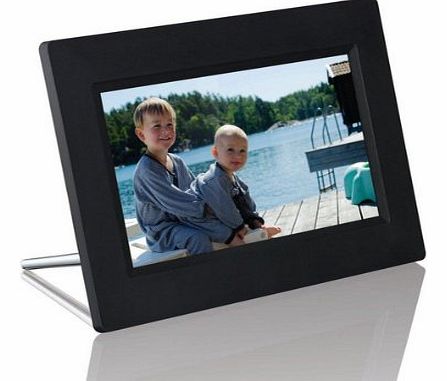 L07DPF13 LED Backlight 7`` Digital Photo Frame SD / MMC / MS /SDHC- USB SLOTS - Black