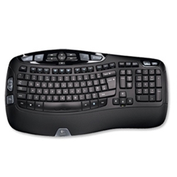 Wave Desktop Keyboard with Multimedia