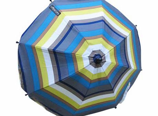 Lollipop Lane Stroller Parasol - Grey/Chartreuse