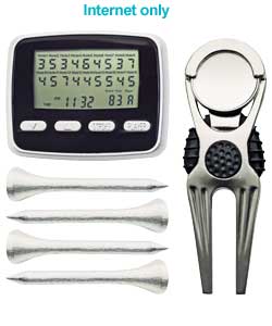 Golf Scorer, Fork and Tees Gift Set