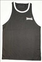 Lonsdale Club Vest Black/White - BOYS