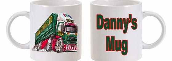 LOOK WHAT I FOUND KOOLART EDDIE STOBART MUG CAN BE PERSONALISED (b)