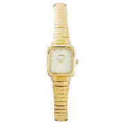 LADIES GOLD EXPANDER WATCH