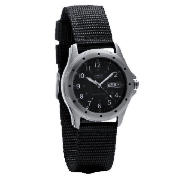 Mens Webbing Black Watch