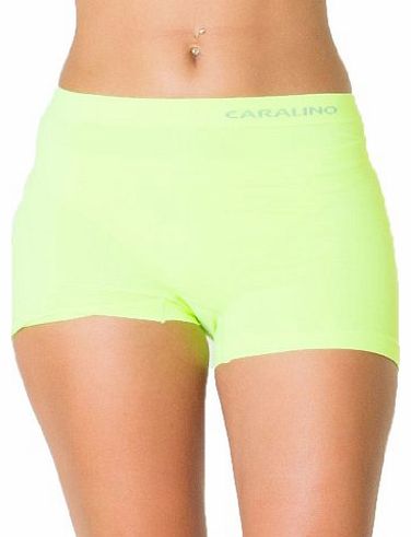 Ladies High Waist Plain Seamless Boxer Shorts Plus Size 8 10 12 14 16 18 20 22 24