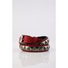 Belt - Single (Red Sparkle/Silver)