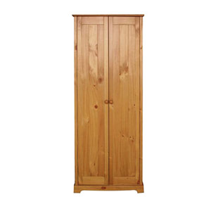 , Baltic Pine, 2 Door Wardrobe