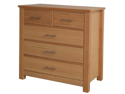 Oakridge 3+2 Drawer Chest Small Single (2