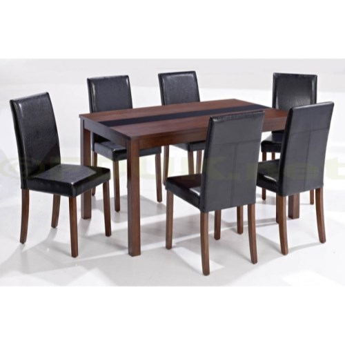 LPD Ashford Large Ash Veneer Dining Set with