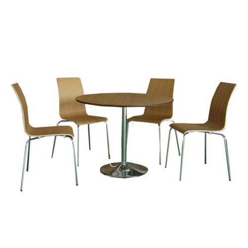 LPD Soho Oak Round Dining Set