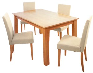 Manhattan Dining Set 4 Chairs