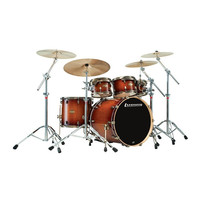 Epic Euro Acoustic Drum Kit Mahogany Burst