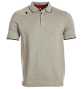 Rui Marle Grey Knitted Polo Shirt