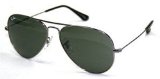 Ray-Ban 3025 Sunglasses W3236 SMALL GUNMETAL/G15 55/14 Small