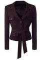 belted jacket - petite