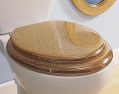 glitter toilet seat