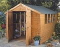 LXDirect groundsman apex shed (double doors)