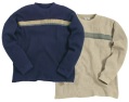 long-sleeved heavy waffle top