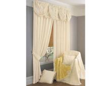 mayfair pleated curtains with tie-backs