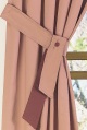 satin plain dyed sash tie-backs