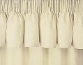 satin plain dyed straight unfrilled valance