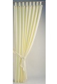 satin plain dyed tab-top curtains