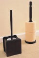 toilet brush holder and toilet roll holder