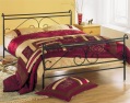 Verona 4ft 6ins metal bedstead with luxury mattress