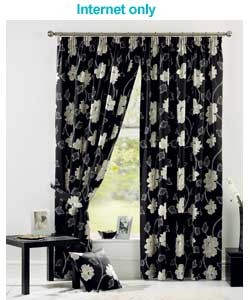 lydia Black Curtains 66 x 90