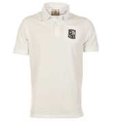 Lyle and Scott White Pique Polo Shirt