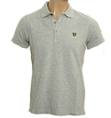 Vintage Grey Pique Polo Shirt