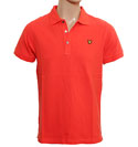 Vintage Orange Pique Polo Shirt