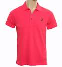 Vintage Raspberry Pique Polo Shirt