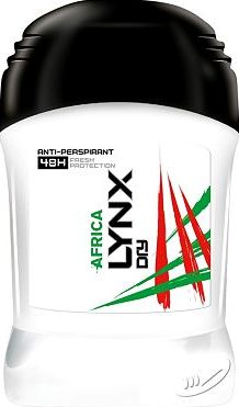 Lynx, 2041[^]10027820 Dry Africa Stick Anti-Perspirant Deodorant