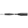 Professional 6.3mm stereo jack to (M) XLR 10m