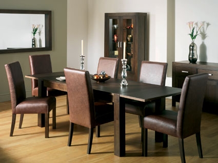 Walnut 180-260cm Extending Dining Table -