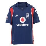 Adidas England One Day International Shirt Blue/Red 7-8/26-28