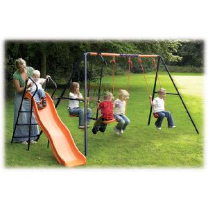 MV Sports Hedstrom Jupiter Double Swing Glider And Slide