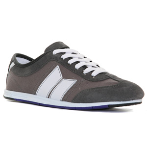 Brighton Canvas mix shoe - Grey/Grey/White