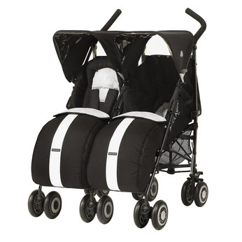 Twin Techno Stroller in Black