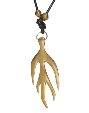 Natalie Dissel Leaf Pendant