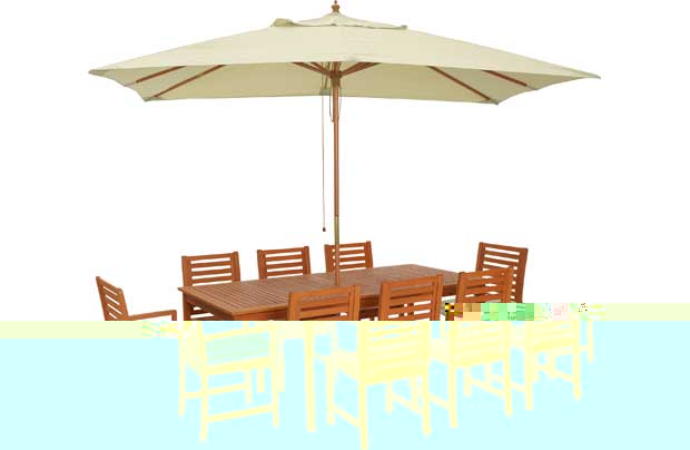 8 Seater Dressed Patio Furniture Set