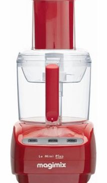 18232 Le Mini Plus Food Processor, Red