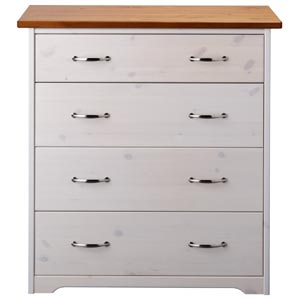 Caro Four Drawer Shallow Chest