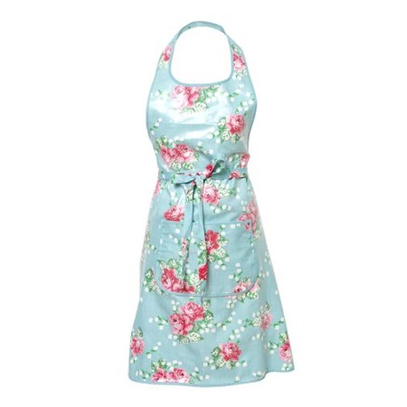 English Rose Vinyl Apron