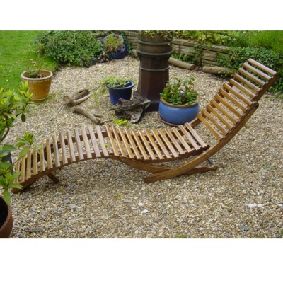 Wooden Sun Lounger - Fair Trade